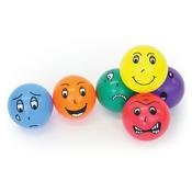 Plastic Emotion Balls 6pk image