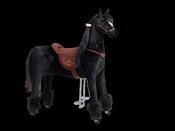 Ebony Ponnie XL Mechanical Horse on Wheels