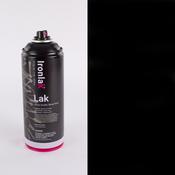 Ironlak Acrylic Spray Paint 400ml Can - Matt Black image