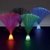 4 Medium (25cm) Fibre Optic Lights - Light Up Base