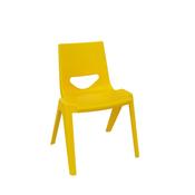 EN ONE Posture Classroom Chair 380mm Banana Yellow