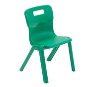 Titan One Piece Chairs Green Seat height 310mm