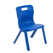 Titan One Piece Chairs Blue Seat height 350mm