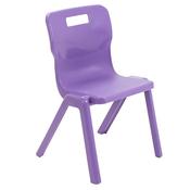 Titan One Piece Chairs Purple Seat height 380mm