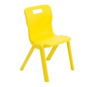 Titan One Piece Chairs Yellow Seat height 380mm