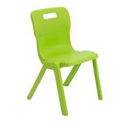 Titan One Piece Chairs Lime Green Seat height 430mm
