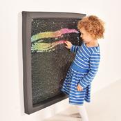 Soft Frame Sequin Board Square Grey Frame