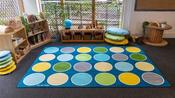 Lake Circles Rectangular Placement Carpet