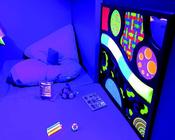 Ultra Violet Abstract Tactile Panel 