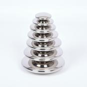 Sensory Reflective Buttons Silver