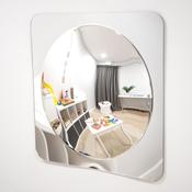 Large Single Domed Acrylic Mirror Panel