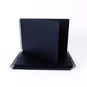 A3 Black Card Book 40 sheets 220gsm black card Landscape