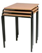Crushbent Table 600 X 600mm MDF Edge H710mm 