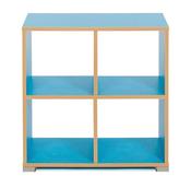 Candy Colours Backless Room Divider 4 cube (2x2) w700mm