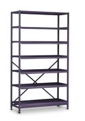 TecniStor Static Metal Storage w1055xh1850mm open 6 shelf unit