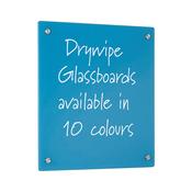 Coloured Glass Information Board W500 x H500mm