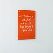 Coloured Glass Information Board W450 x H600mm