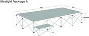 Alu Lite Staging Package A with Carpet Deck Covering - 4x2m