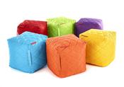 Small Square Quilted Pouffees