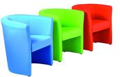 Retro Fabric Single Seater Tub Chair