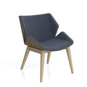 Sydney Low Back With Wooden 4 leg