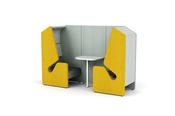 Convey 2 Seater Booth Open Top