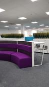 Consort Curved Unit with Poseur Table