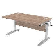 Orbit Height Adjustable Rectangular Desk 1200 x 800mm image