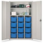 Teacher Cupboard 12 Extra Deep Tray Opaque