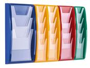 Visual Wall Mounted Literature Display 4 x A5