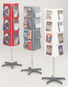 4-Sided Revolving Literature Dispenser 32 x 1/3A4