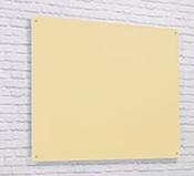 Coloured Magnetic Glass Writing Board W1500 x H1200mm