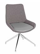 Belgravia Chair With Polished 4 Leg Manhattan Base