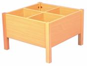 Wooden Frame Kinder Box - D620 x W620 x H360mm