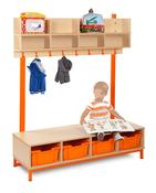 Cloakroom Bases - 4 Deep Trays 