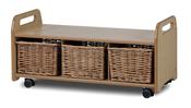 Mobile Low Level Unit with 3 Baskets