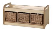 Low Mirror Play Unit with 3 Baskets