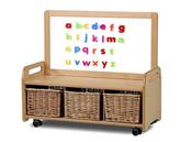 Mobile Low Magnetic Storage Unit with 3 Baskets