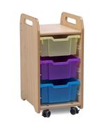 Tray Storage Unit (1 column) with 3 Deep Trays