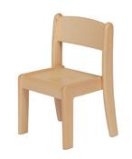 Beech Stacking Chair - Pack of 4 (Seat H260mm)