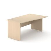 Alpine Panel Leg Lh Wave Desk 25mm Top 1600 X 1000 X H720mm Group 1 image