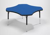 Height Adjustable Clover Table - Red