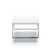 Java Square Connecting Table with Chrome Legs