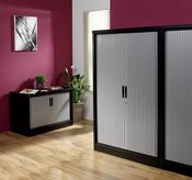 Lugano Side Tambour Storage Cupboard W1003 x D507 x