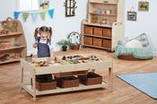 Investigative Play Table and 4 Baskets