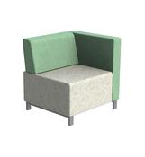 Raft Single Unit with Back and Left Arm