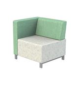 Raft Single Unit with Back and Right Arm