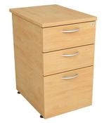Pedestals 725 x 443 x 600mm - 3 Drawer - Desk High