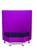Whisper 45 Degree Concave High Back Seat Unit