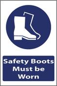 Safety boots must be worn